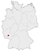 Wiesweiler liegt im Südwesten Deutschlands